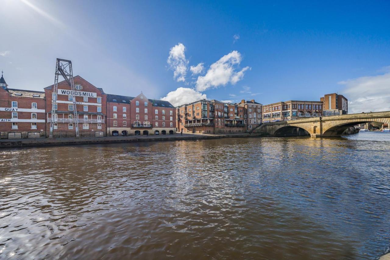 Woodsmill Quay Riverside Apartment - Heart Of Йорк Экстерьер фото